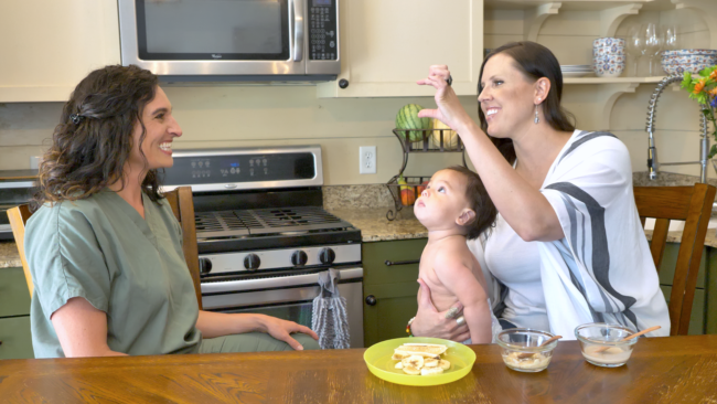 Breanna with Parent + Child 2 feeding session