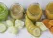 pureed and solid foods