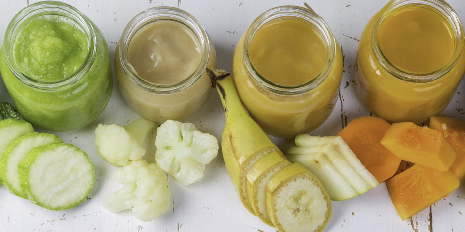 pureed and solid foods